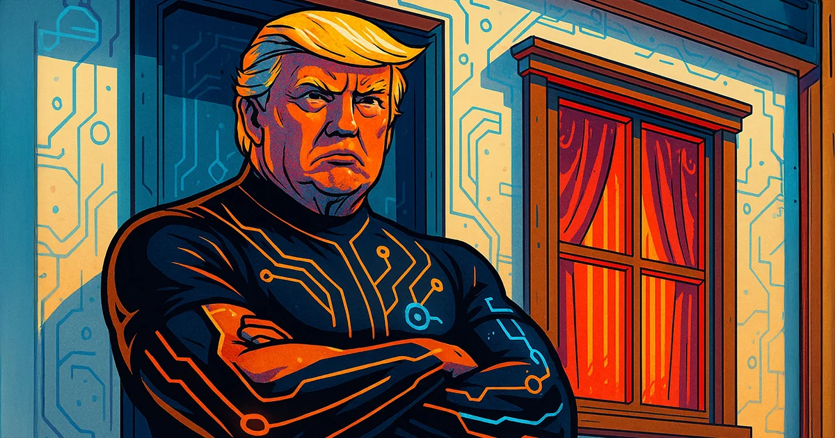 Trump als Türsteher